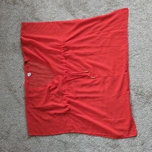 Echo Sheer Red Beach Coverup